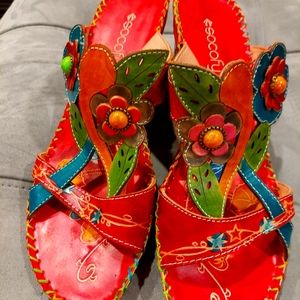 Women's leather shoes